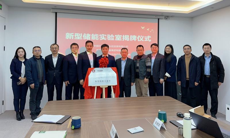 裝備集團(tuán)與中材海外、合肥工業(yè)大學(xué)共建新型儲(chǔ)能實(shí)驗(yàn)室在滬揭牌